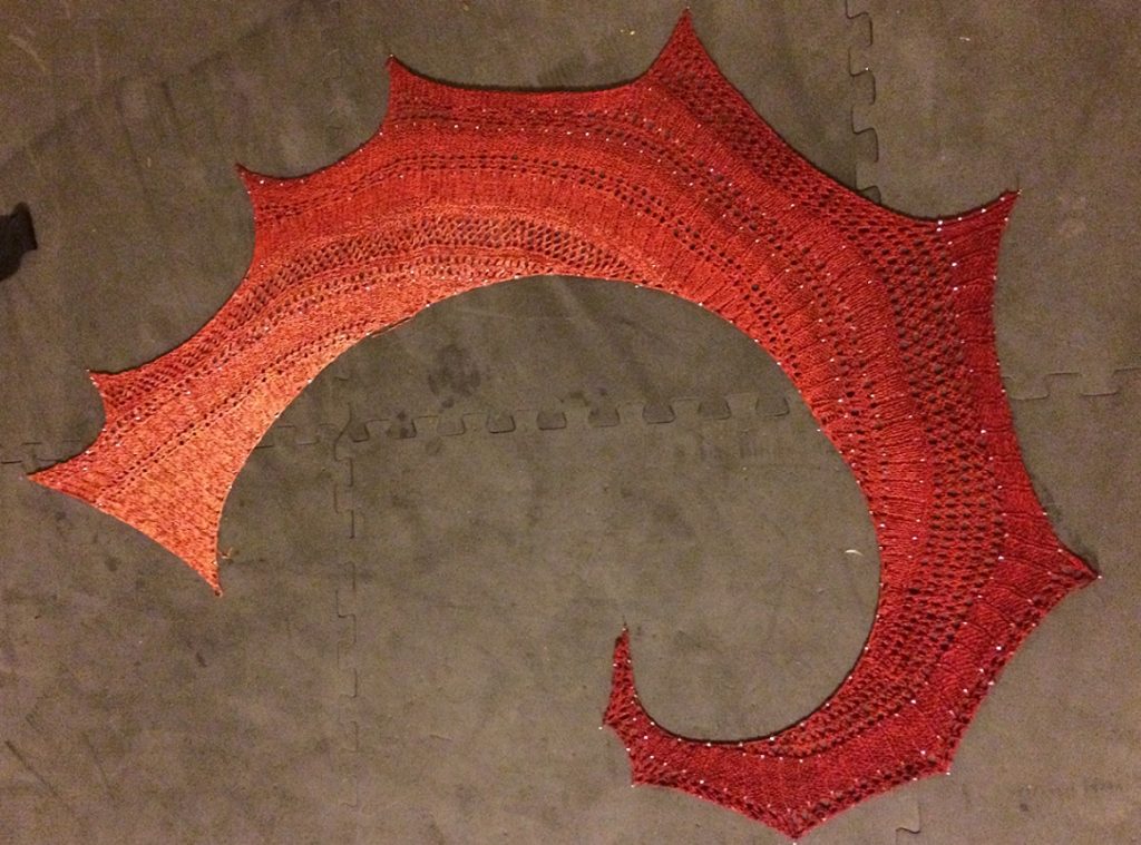 This is a scarf I knitted for my sister, Susie!